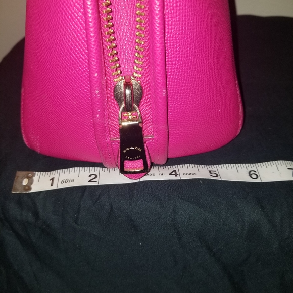 Coach Bright Pink Dome Handbag - Picture 8 of 11
